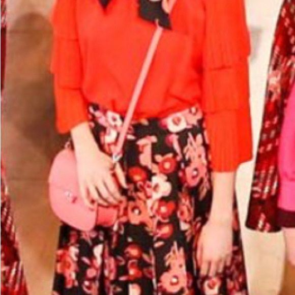 Kate Spade Floral Pleated Skirt - Picture 2 of 7